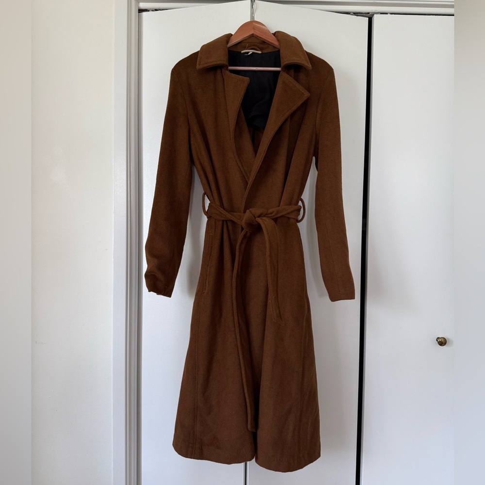 Free people sierra wool trench coat